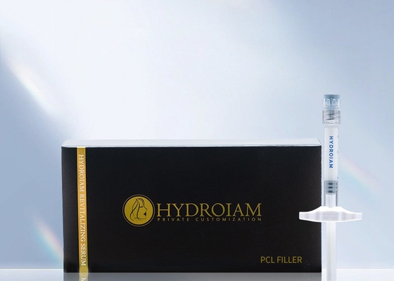Revitaliza la piel PCL inyectable Ácido hialurónico enlazado cruzado Relleno dérmico que estimula la producción de colágeno