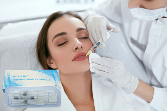 Llenador cutáneo inyectable ácido hialurónico ligado cruzado 1ml 2ml del gel del colágeno