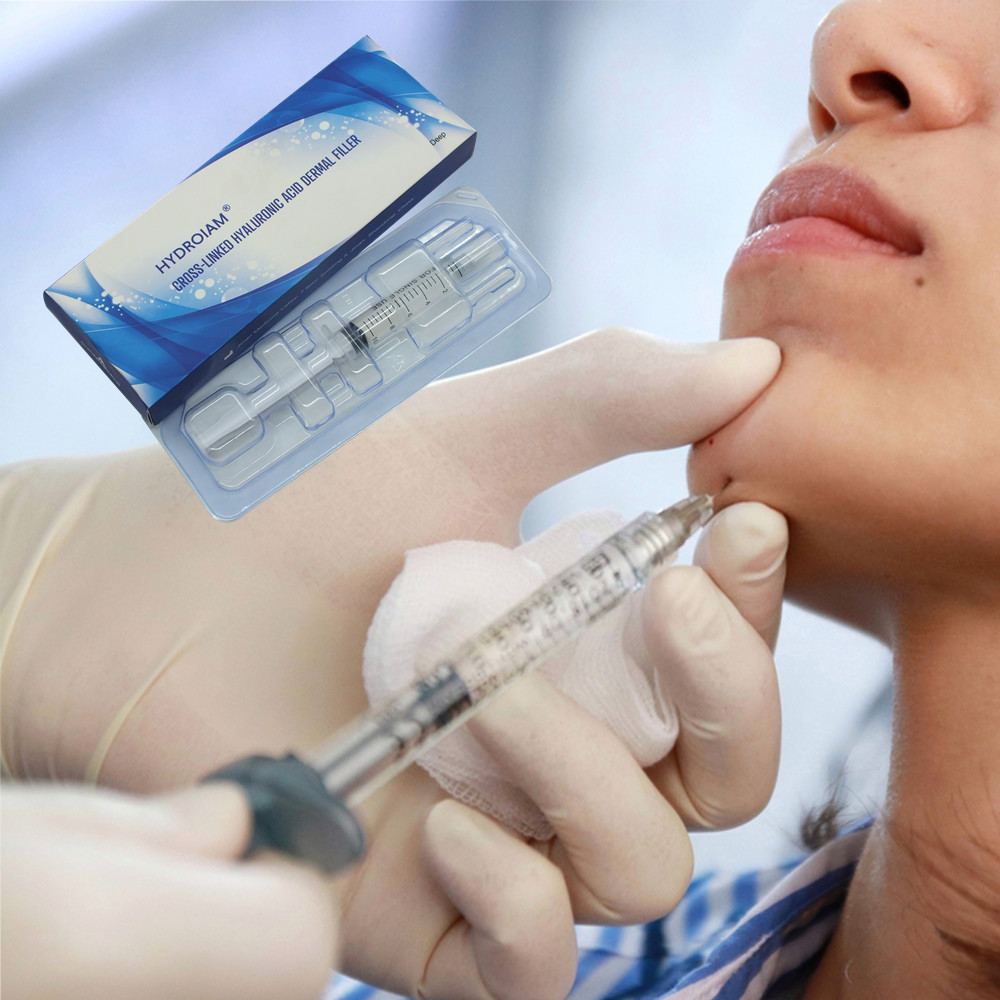 24 mg/ ml de cargador cutáneo inyectable de ácido hialurónico para suavizar las arrugas