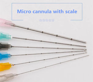 Embote las agujas piercing 18G 21G 23G 25G 27G de la cánula micro de la extremidad