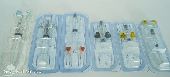 Relleno dérmico estéril de ácido hialurónico reticulado utilizado en procedimientos de aumento de tejidos blandos faciales e hidratación de la piel